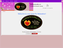 Tablet Screenshot of healingbenefitsllc.com